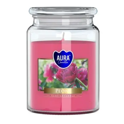 Aura Bispol vonná svíčka Peony 500g