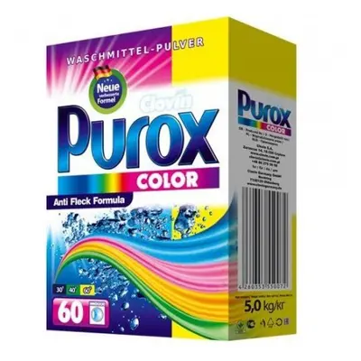 Purox prací prášek 5kg (60 PD) - Box Color