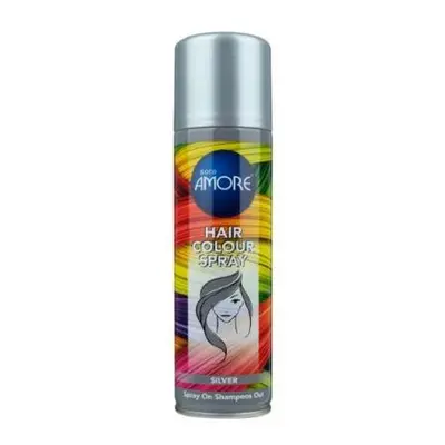 Amore barevný lak na vlasy 150ml - Silver