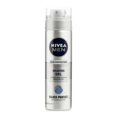 Nivea gel na holení 200ml P - Silver Protect (Skin Protection)