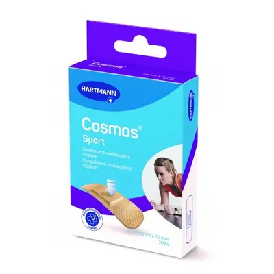 Cosmos voděodolná náplast - na sport /20ks/ 19x72mm