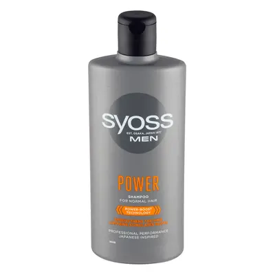 SYOSS MEN POWER šampón pro muže s normálními vlasy 440 ml