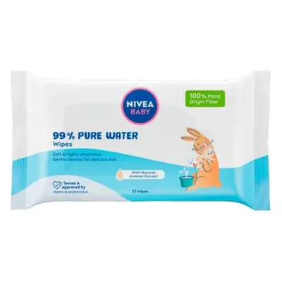 Nivea baby vlhčené utěrky 57ks - 99% Pure Water