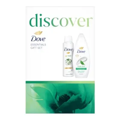 Dove kazeta 2ks D - Discover Cucumber (sprch. gel 250ml deodorant 150ml)