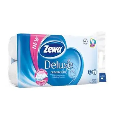 Zewa TP Deluxe 8ks, 3-vrstvý - Delicate Care