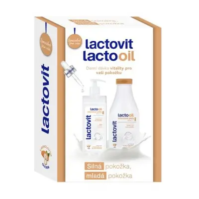 Lactovit kazeta 2ks - Lactovit Lactooil tel.mléko 400mlsprch.gel 500ml