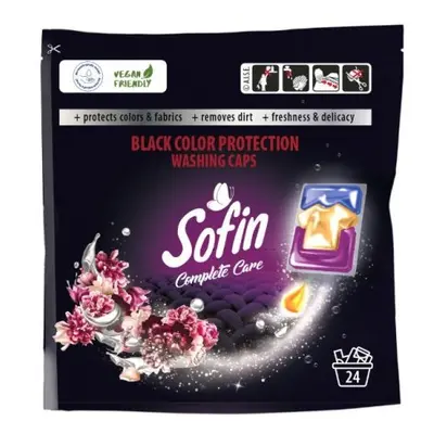 Sofin gel.kapsle na praní 24ks - Black Protection