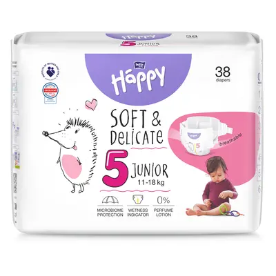 Bella HAPPY S&D vel. 5 Junior 11-18 kg 38 ks