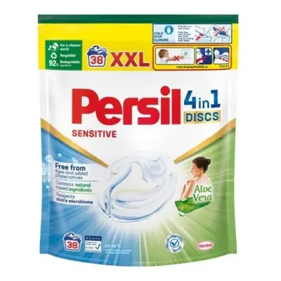 Persil 4v1 discs gelové tablety 38ks - Sensitive