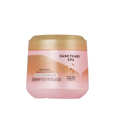 Sanctuary Spa Tělové máslo lilie a růže 300 ml