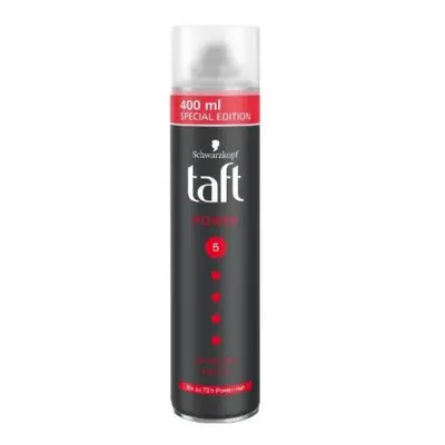 Taft lak na vlasy 400ml - Power 5 (mega strong-černý)