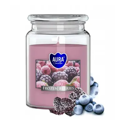 Aura /Bispol/ vonná svíčka 500g - snd99-314 - Frozen Berries