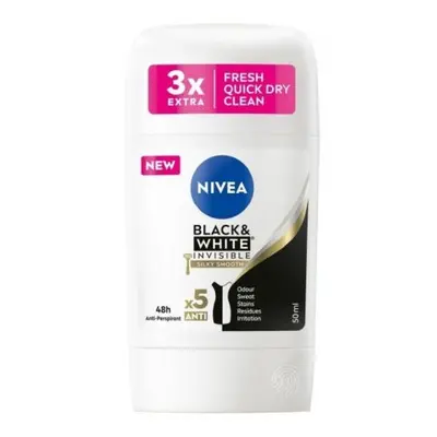 Nivea tuhý stick 50ml D - Invisible BW Silky Smooth