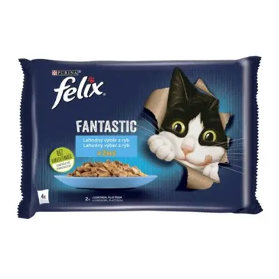 Purina Felix kapsička kočka 4x85g - Losos a platýs