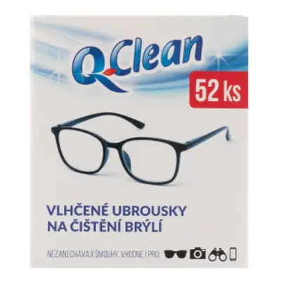 Q Clean Vlhč ubrou (52ks/kra) na brýle