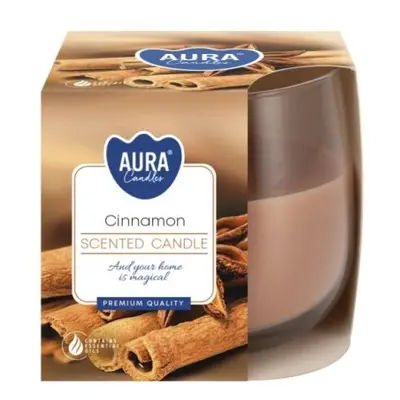 Aura /Bispol/ vonná svíčka 130g sn71-65 cinnamon