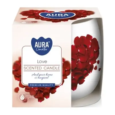 Aura /Bispol/ vonná svíčka 100g sn71s-05 love