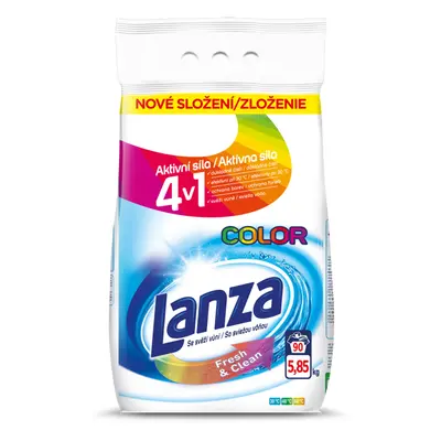 Lanza Color Fresh & Clean prací prášek se svěží vůní 5,85 kg 90PD