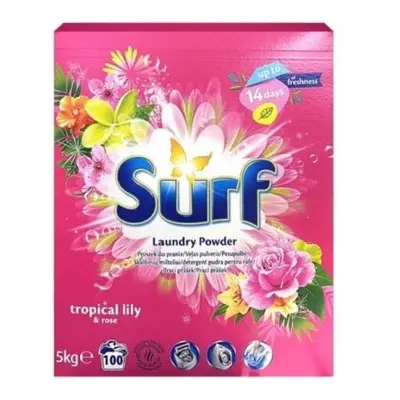 Surf prací prášek 5kg (100 PD) BOX - Tropical Lily&Rose