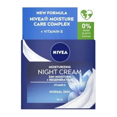 Nivea pleťový krém 50ml noční - Moisturizing Normální pleť