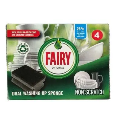 FAIRY Original Dual Washing houbička 4ks