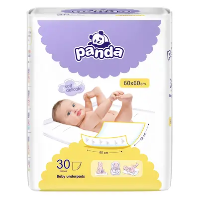 Podložky Panda 60 x 60 - 30 ks