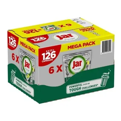 Jar kapsle 126ks BOX (6x21ks) - Platinum All in One Lemon