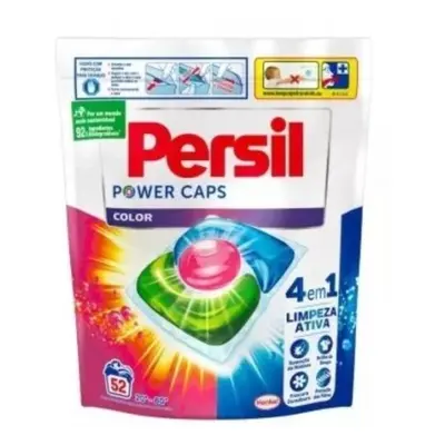 Persil Power caps gelové tablety 52ks - Color (sáček)