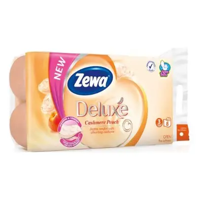 Zewa TP Deluxe 8ks, 3-vrstv˝ - Cashmere Peach