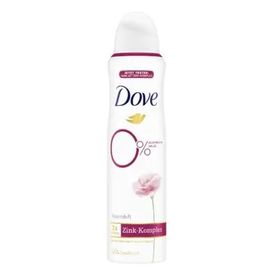 Dove Advanced Zero 0% deodorant 150ml D - Rosenduft