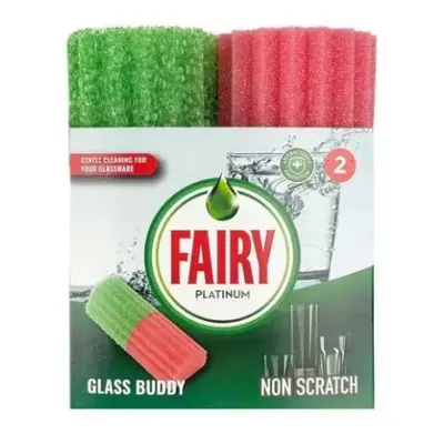 FAIRY Platinum Glass Buddy houbička na čištění 2ks