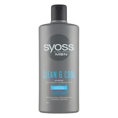 Syoss MEN šampon 440ml Clean and cool