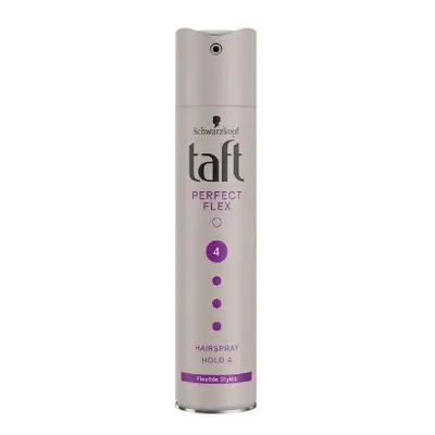 Taft lak na vlasy 250ml - Perfect Flex 4 (ultra strong-krémový)