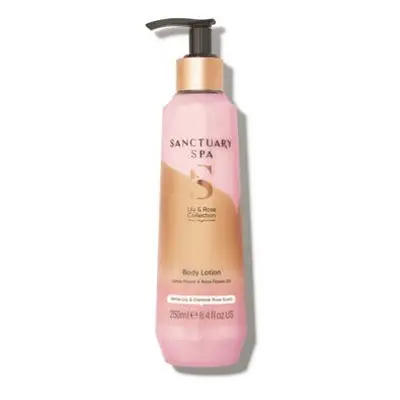 Sanctuary Spa Tělové mléko lilie a růže 250 ml - v pumpičce