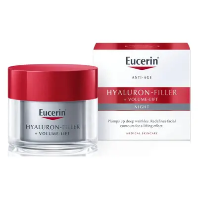 Eucerin Hyaluron-Filler Volume-Lift noční krém proti vráskám 50 ml