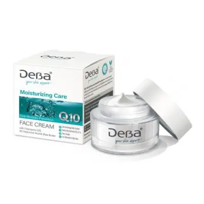 DeBa pleťový krém 50ml denní - Moisturizing Care Q10