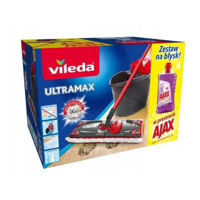 Vileda Ultramax komplet set (Mopkbelík 2v1Ajx čistič 1L)