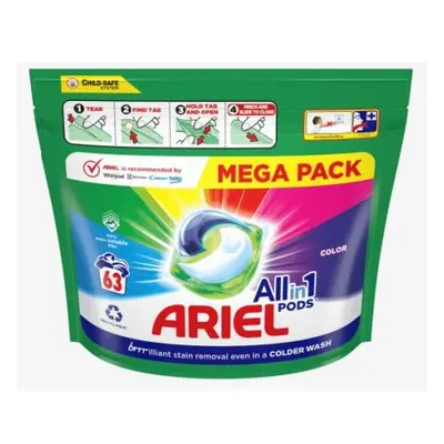 Ariel gel.tablety na praní 63ks - Color (sáček)