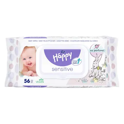 HAPPY Baby - čistící ubrousky Sensitive - 56 ks