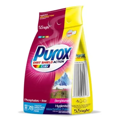 Purox prací prášek 5,5kg (66 PD) - Color