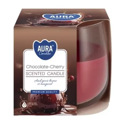 Aura /Bispol/ vonná svíčka 130g sn71-104 chocolate&cherry