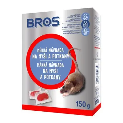 Bros měkká návnada na myši a krysy 150g