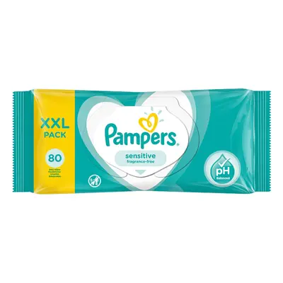 Pampers Sensitive dětské čisticí ubrousky 4 x 80 ks