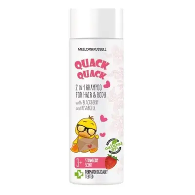 KIDS Quack Quack šampon a sprchový gel 200ml - Strawberry