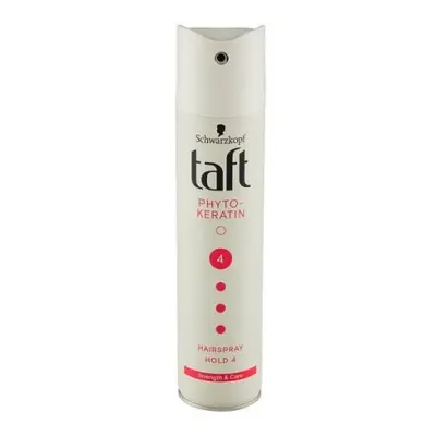 Taft lak na vlasy 250ml - Keratin 4 (ultra strong-stříbrný)