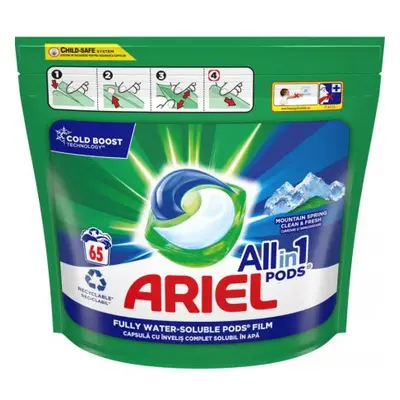 Ariel gel.tablety na praní 65ks - Mountain Spring (sáček)