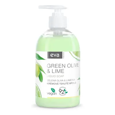 EVA NATURA Krémové tekuté mýdlo Zelená oliva & Limetka 500 ml