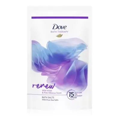 Dove Bath Therapy sůl do koupele 400g - Renew (Wild Violet)