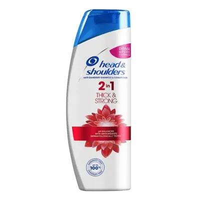 Head & Shoulders Thick & Strong šampon proti lupům 2 v 1, 360 ml