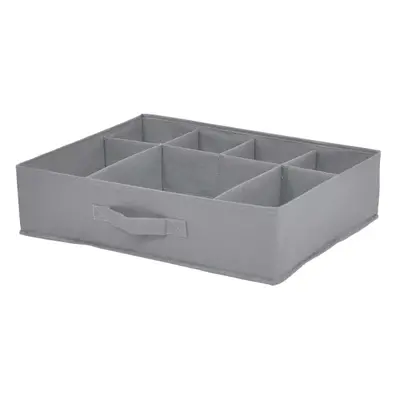 Goodhome Organizér na spodní prádlo, 7 přihrádek, 44x34x11cm, antracit